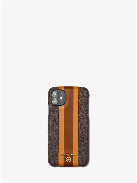 coque iphone 11 michael kors|Logo Stripe Phone Cover for iPhone 11 .